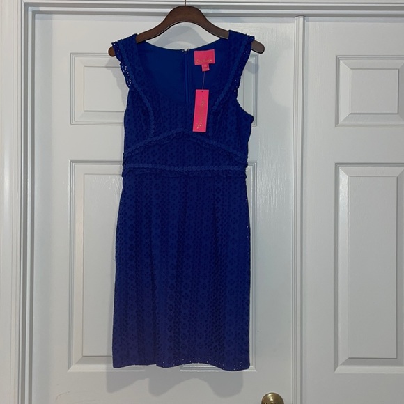 NWT Petite Petal Eyelet Lilly Pulitzer Dress - Picture 1 of 3